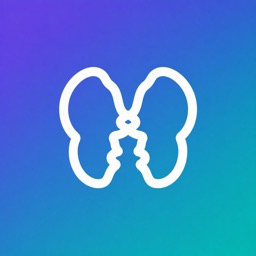 The Frankly app icon: two facing faces in a violet-to-teal gradient.